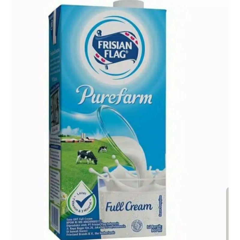 

SUSU UHT FRISIAN FLAG FULL CREAM 900ML