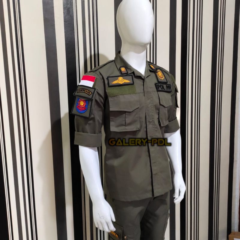 Jual Pdl Pol Pp Lengkap Seragam Pdl Pol Pp Baju Pdl Nkri Pol Pp Shopee Indonesia 