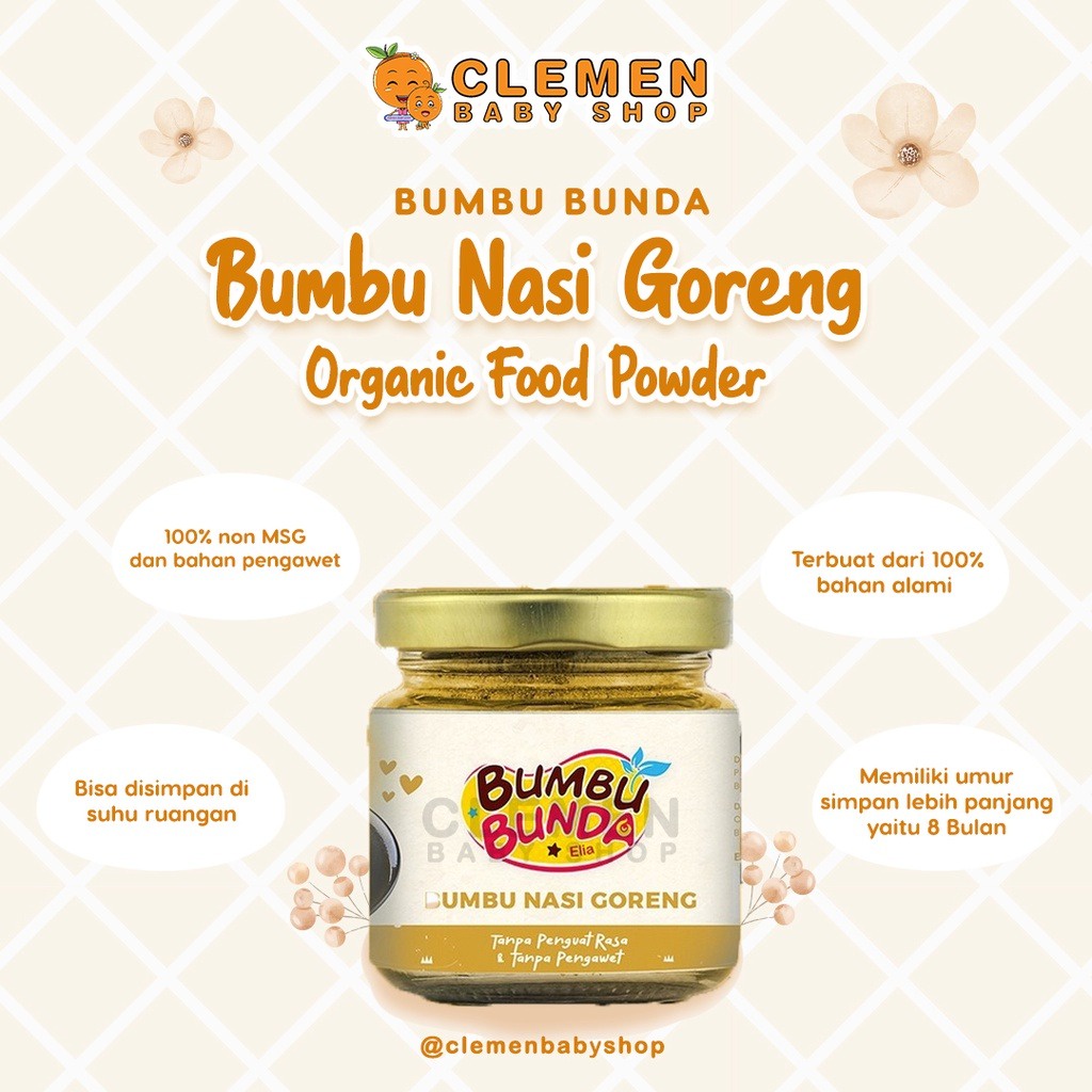 

Bumbu Bunda Bumbu Nasi Goreng ( Bumbu Sehat NON MSG )