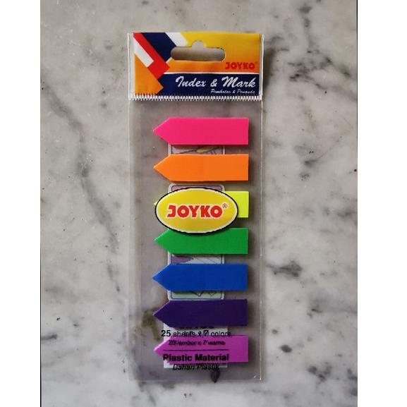 

☠ stickynote plastik joyco IM 31 7 warna ゼ