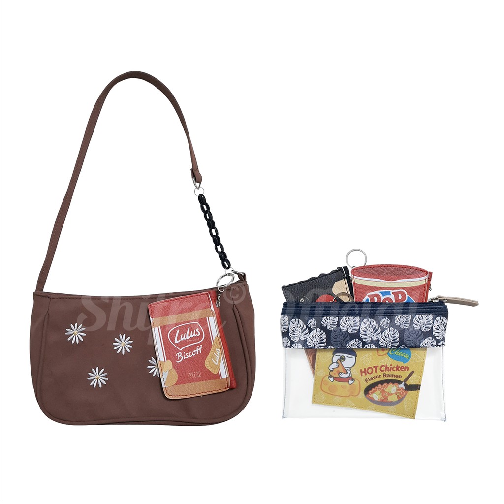 Shifra Dompet Mini Dompet Kecil Pouch Mini Wanita Snack Minuman Lucu Kiyowo