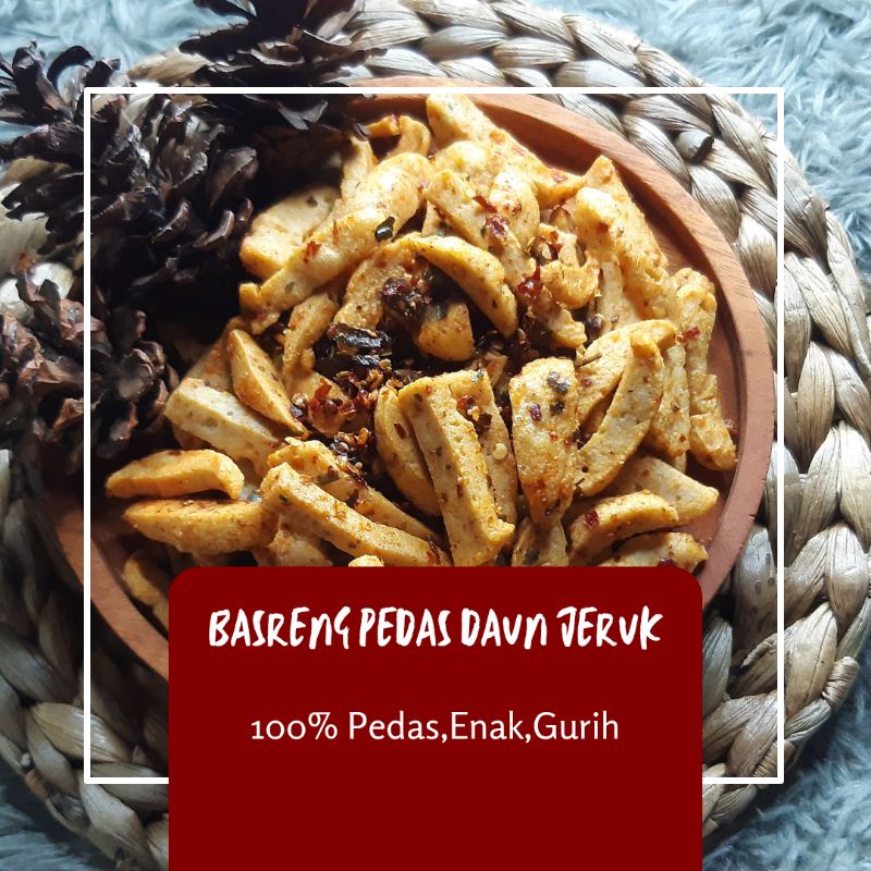 

Basreng pedas daun jeruk 100gram