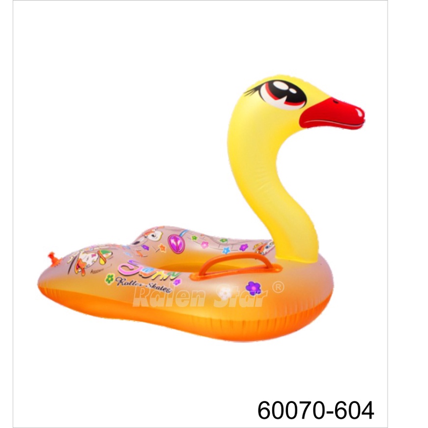 Pelampung Anak Karakter Ban Renang Berenang Quacker Angsa Bebek Baby Inflatable Boat Float Murah