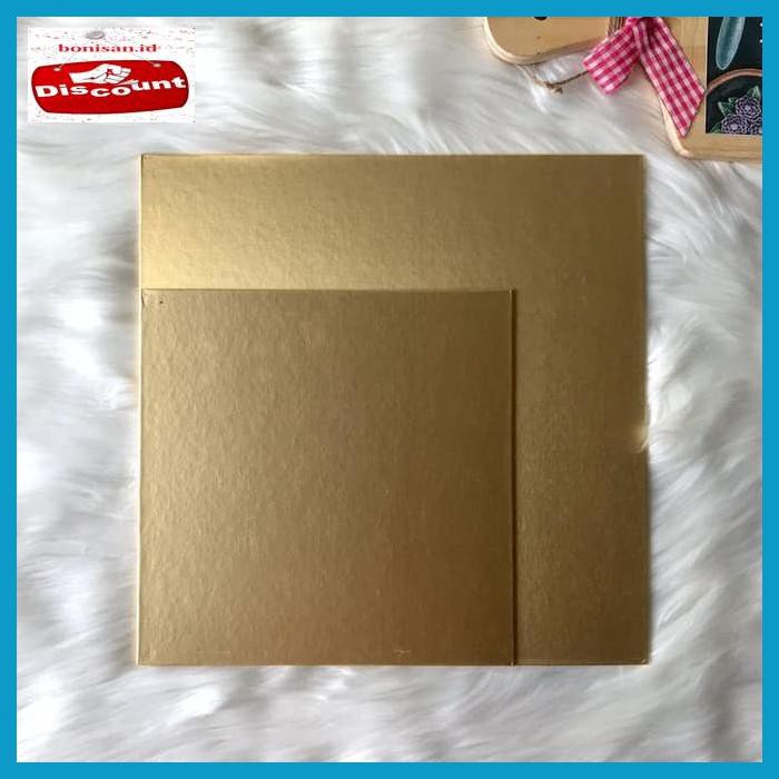 

45Wr46E- Cake Board Gold Size 22X22Cm (1Pck) Y8Yti767-