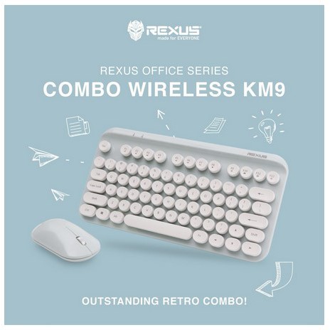 ITSTORE Rexus KM9 Keyboard Mouse Wireless Combo KM-9 / KM 9