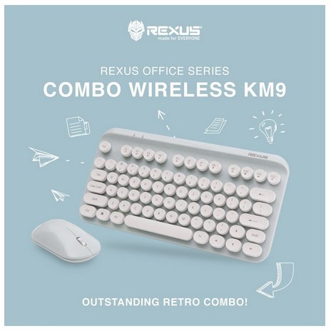 ITSTORE Rexus KM9 Keyboard Mouse Wireless Combo KM-9 / KM 9