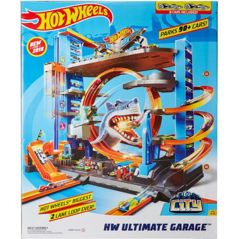 Hot Wheels  New Ultimate Garage Shark Attack zgotwheels track besar original