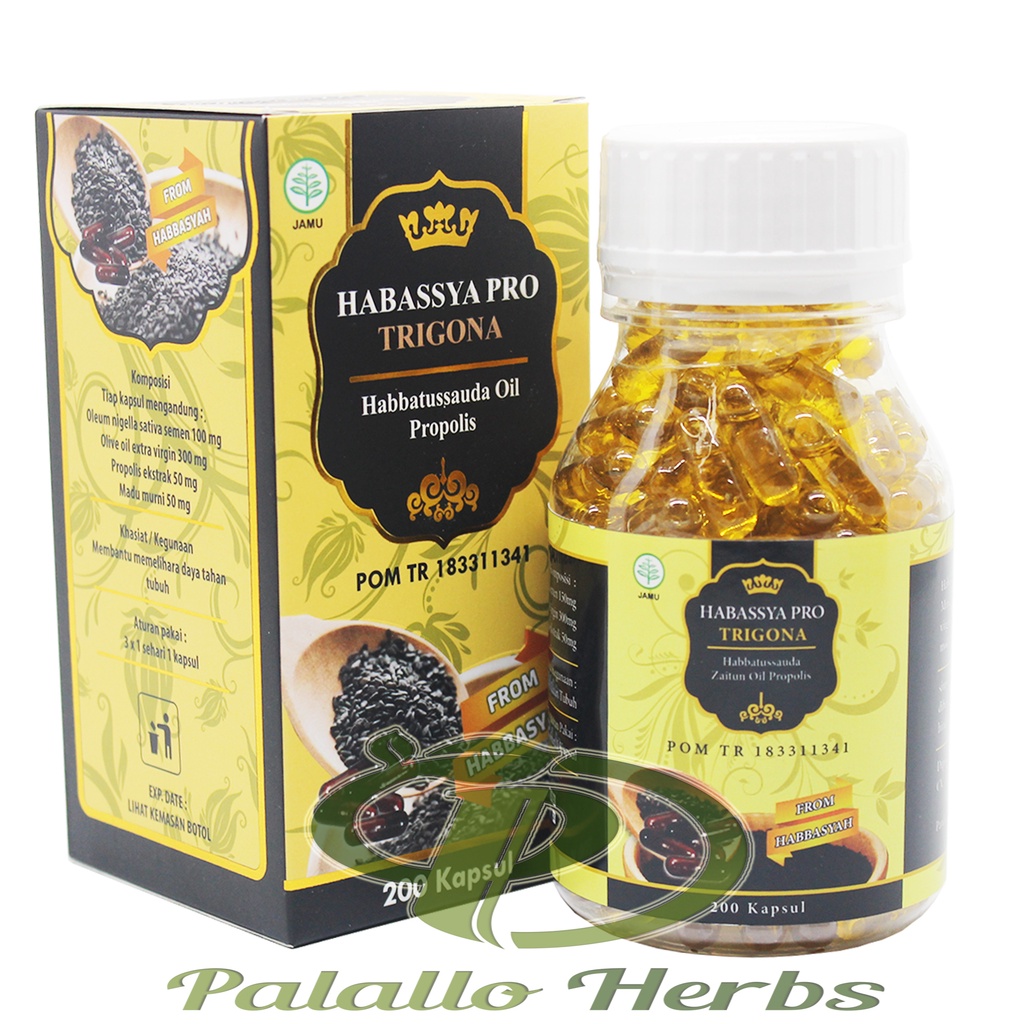 HABASSYA PRO TRIGON 200 kps | Habbatussauda Oil Extra Propolis Trigona