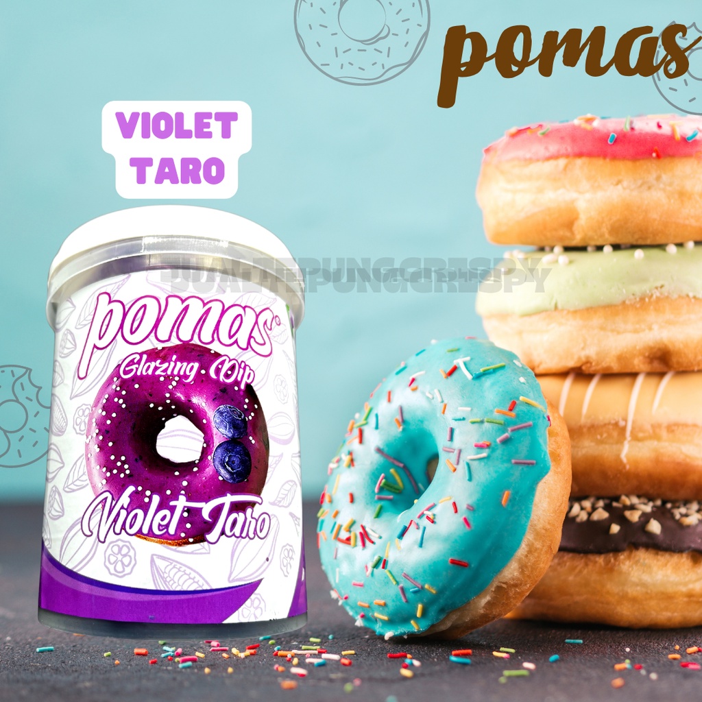 POMAS Glaze All Variant Smooth / Dip Glaze / Glaze Donat 1 Kg