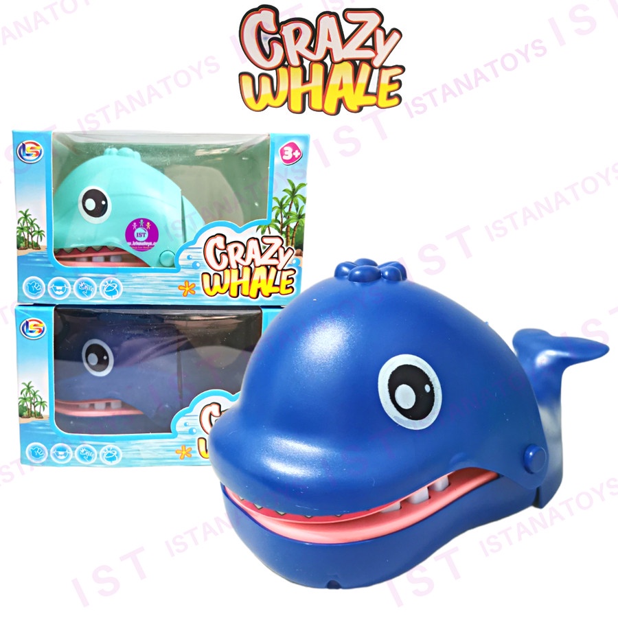 ISTANATOYS.COM Mainan Gigi Whale Cartoon Mainan Gigitan Ikan Paus 167