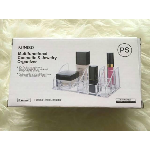 Miniso Cosmetic Makeup Jewelry Acrylic Organizer