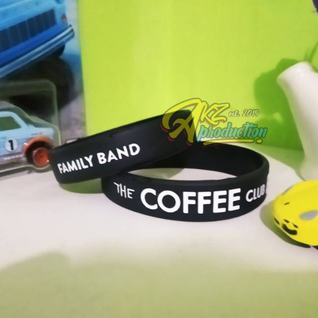 Gelang karet custom emboss murah gelang karet custom murah