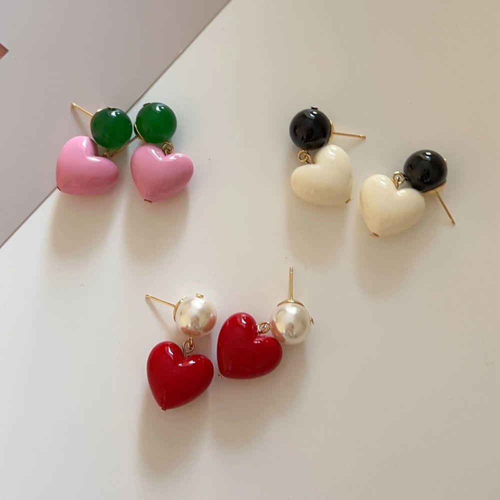 Mxbeauty Anting Wanita Peri Vintage Trendi Warna Permen Temperamen Elegan Perhiasan Fashion
