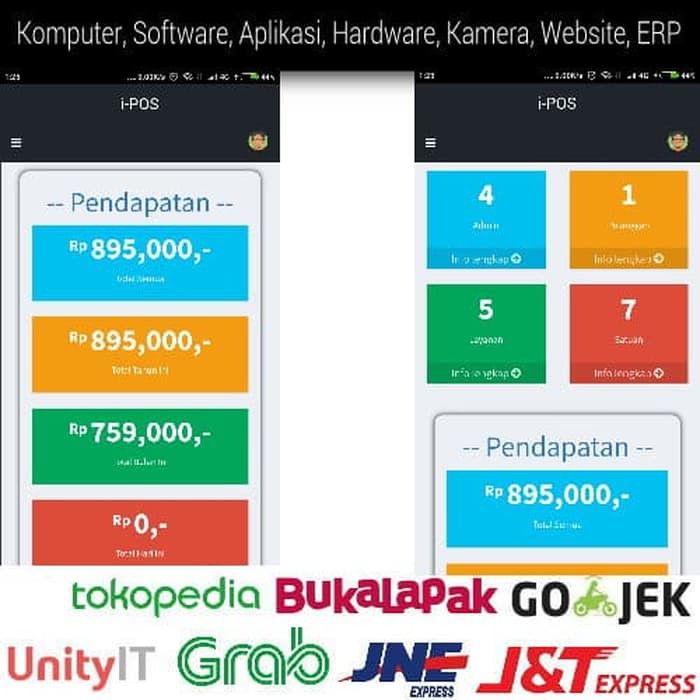 Aplikasi software komputer penjualan/POS