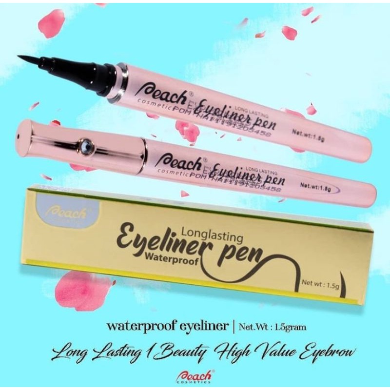 Peach Eyeliner Pen Longlasting Waterproof