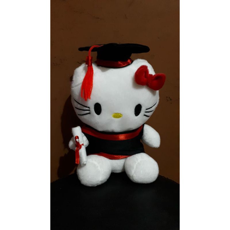 Boneka Hello Kitty Wisuda S