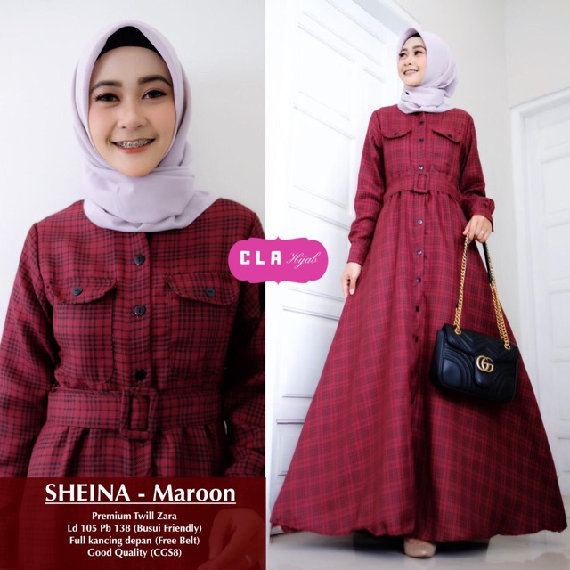 Sheina maxidress ori cla hijab