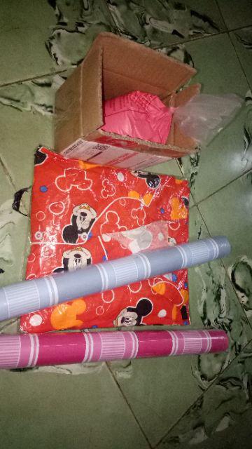 Wallpaper Dinding Original Termurah Motif Salur (cod)