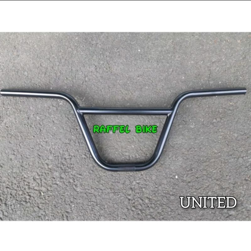 Termurah. Stang BMX United lebar black. Handlebar BMX United