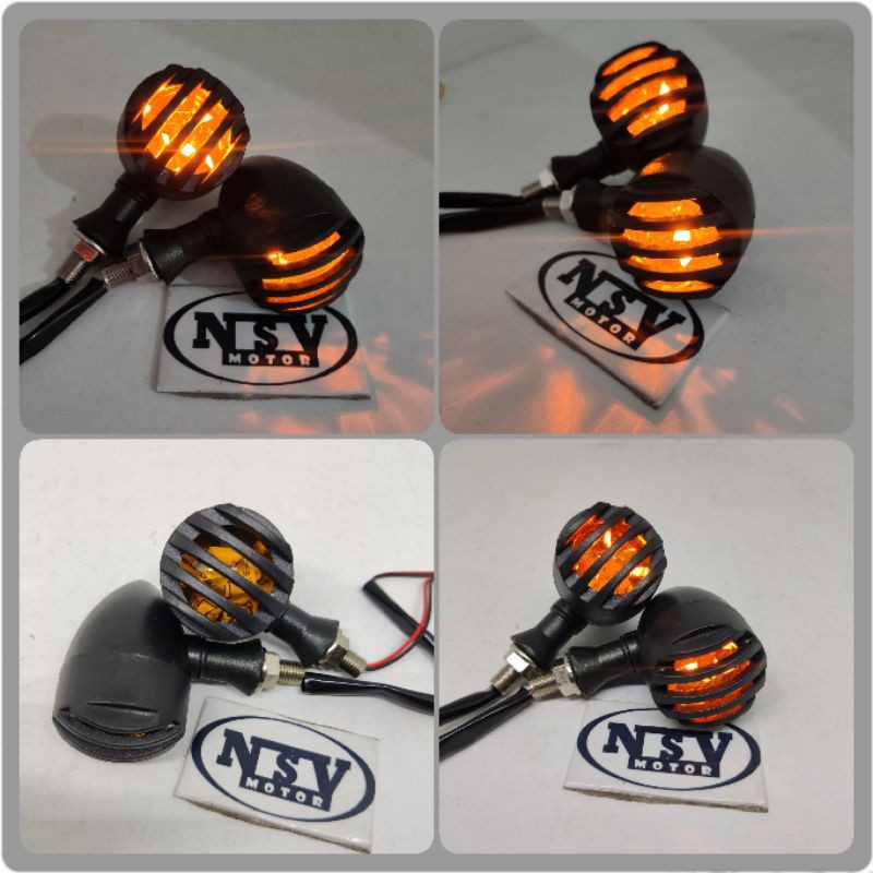 LAMPU SEIN MODEL JEEP LAMPU SEIN TRAIL MINI JEEP UNIVERSAL CBR VIXION CB 100 VARIO KLX CRF