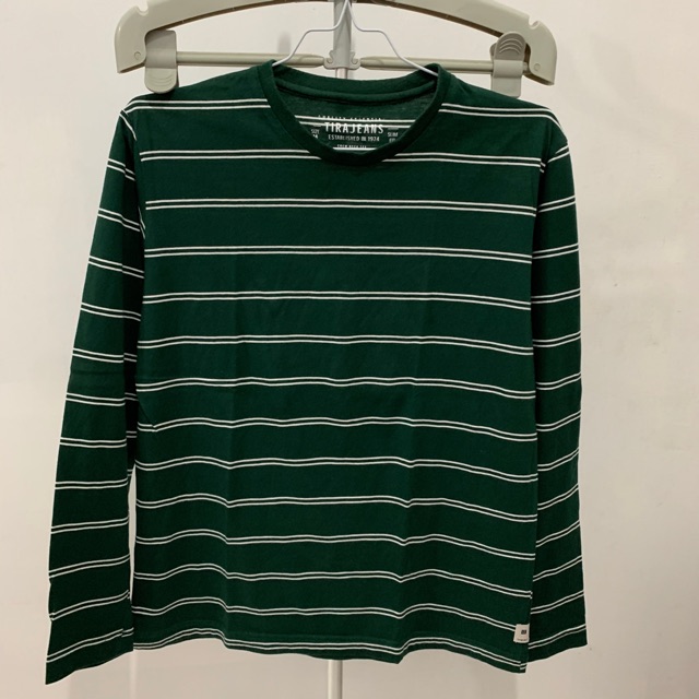 PRELOVEE KAOS KAUS TESS TIRA JEANS SALUR GARIS STRIPE