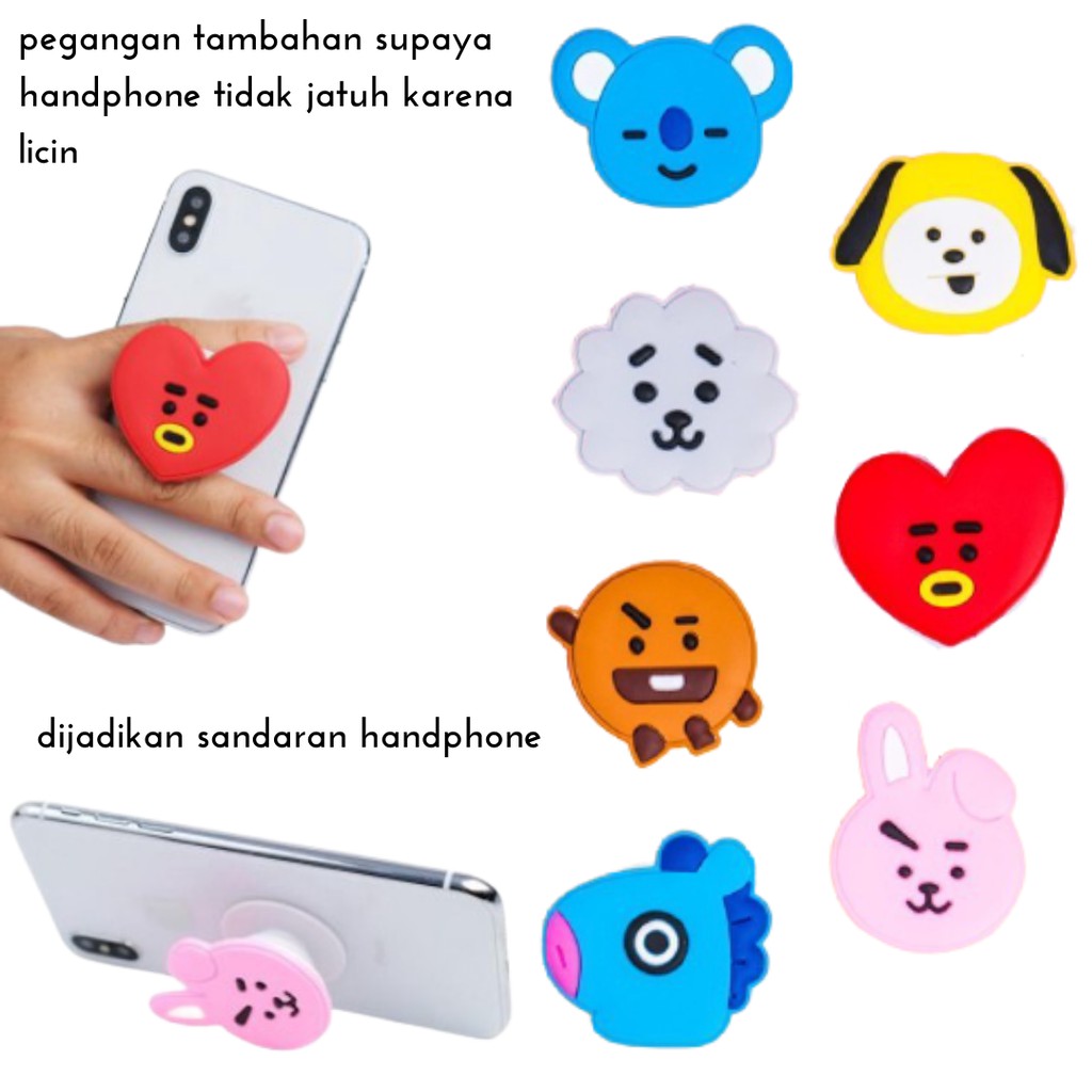 3SP | AH09  Popsocket Griptok Kpop Aksesoris Handphone Murah Lucu