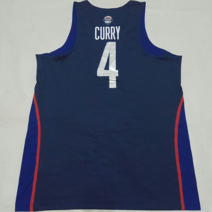 Terlaris JERSEY BASKET USA STEPHEN CURRY ORIGINAL