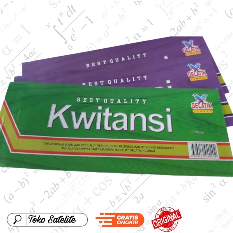 

Buku Kwitansi Kecil Gelatik Kembar - Buku Kuitansi Gelatik Kembar Original