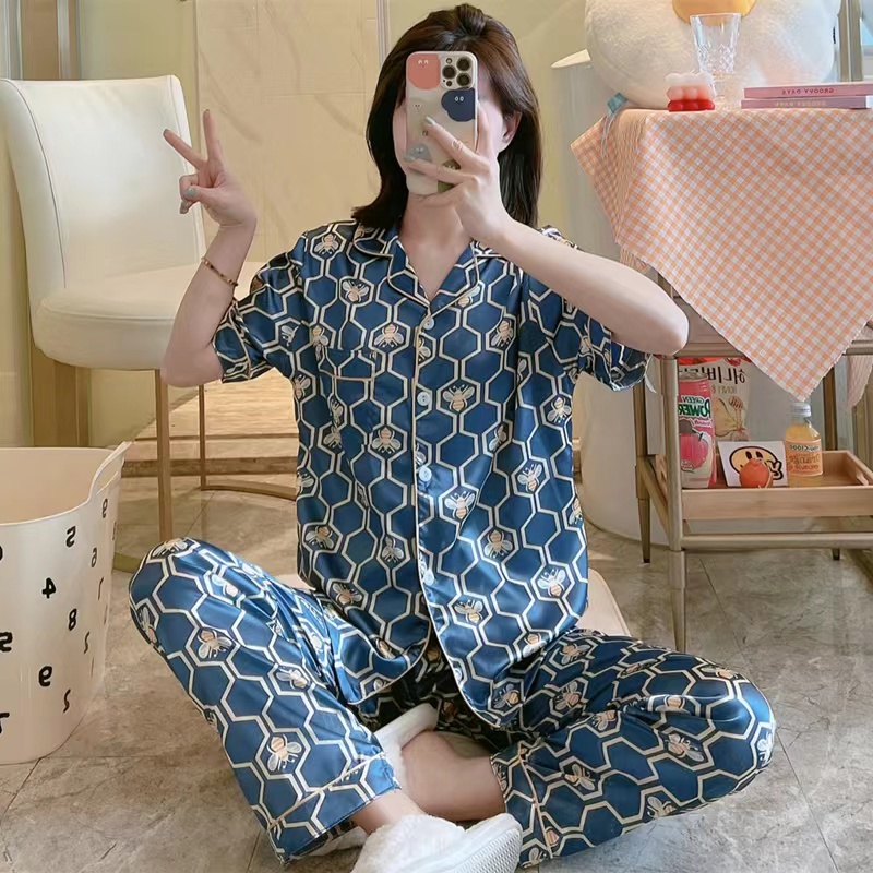 PIYAMA BAJU TIDUR SATIN PP CP IMPORT WANITA MURAH KEKINIAN-FK 83