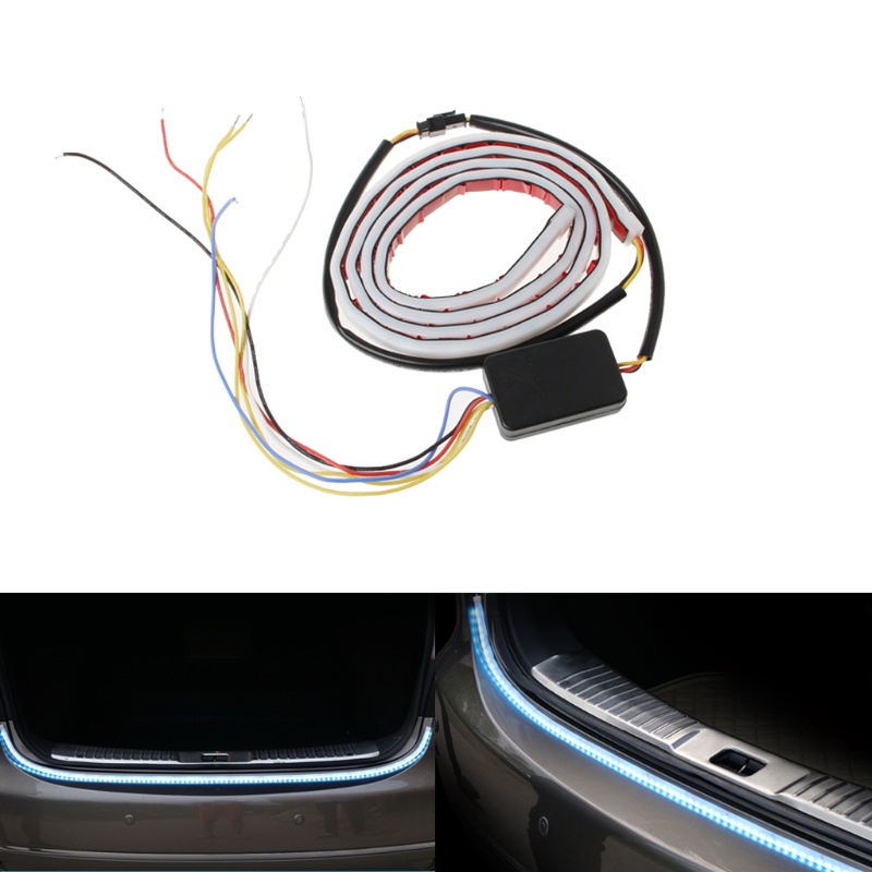 Zzz 12V 120cm 12V LED Flexible Waterproof Lampu Strip LED Untuk Interior Mobil Eksterior DRL Day Running Light