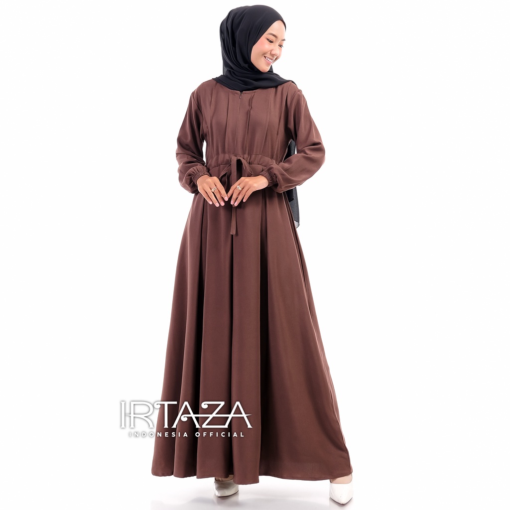 Gamis Polos Melia Dress Original Shakila Import-Gamis Choco