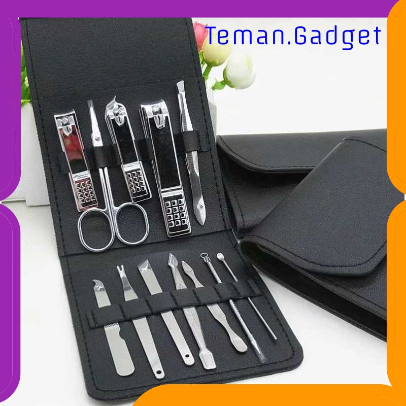 TG-FE215 WATTSON&amp;WEBB NAIL ART SET GUNTING KUKU MANICURE PEDICURE 12 PCS - B07T