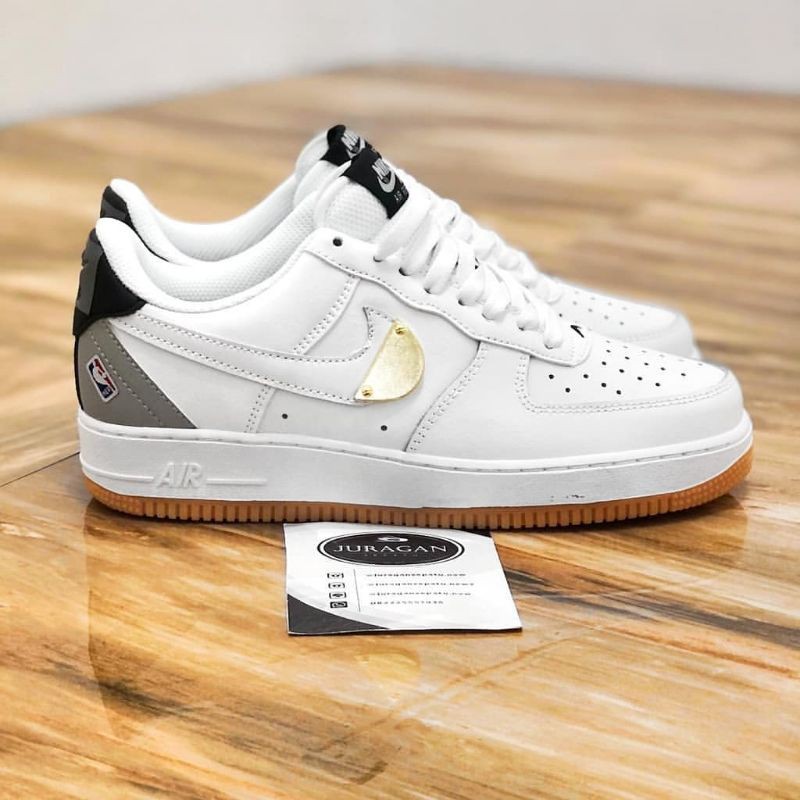 Nike Air Force 1 Low &quot;NBA&quot; White Grey Gum