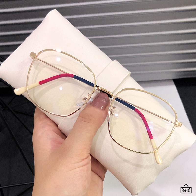 COD❤️Kacamata Anti Radiasi Fashion Korea Wanita Pria Gaya Anti Cahaya Biru Unisex Light Clear Vision