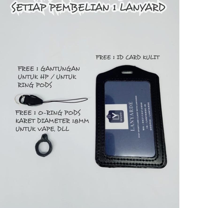 

Update - 4161 Lanyard Survival Name Tag ID Card Holder Tali Leher Tempat Kartu Tali Paracord Multifungsi 원