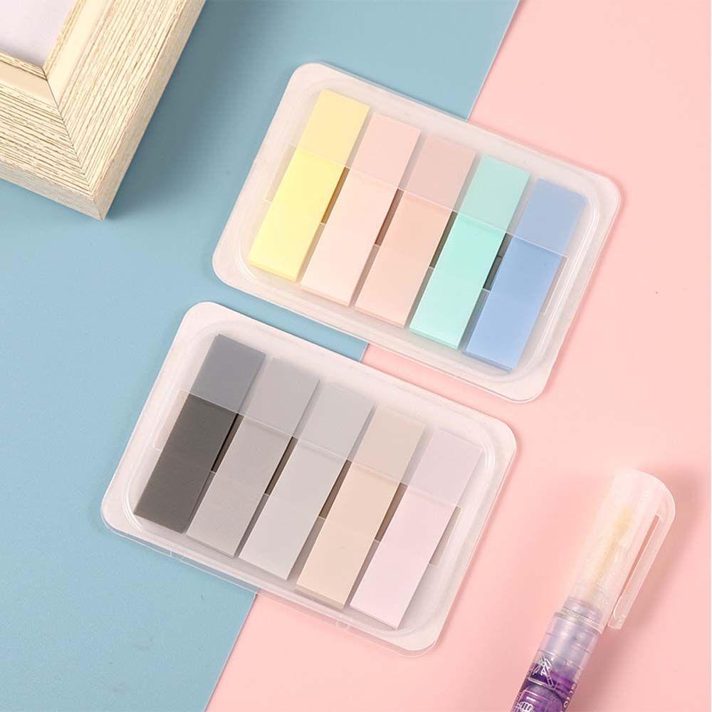 Lanfy Index Memo Pad Self-Adhesive Student To Do List Kertas Sekolah Kantor Alat Tulis Bookmark Marker Sticky Note