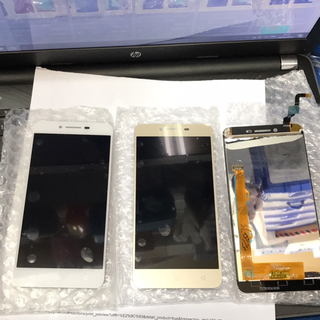 LCD TOUCHSCREEN FULL SET LENOVE A6020 ORIGINAL OEM