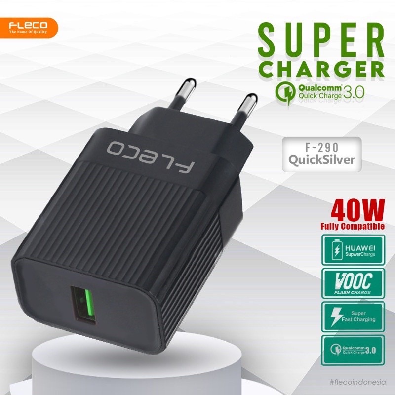 PROMO TEAVEL ADAPTOR FLECO F290 SUPER CHARGER 40W