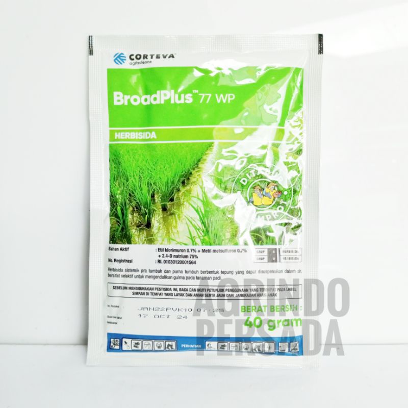 Herbisida Broad Plus 77WP 40gram