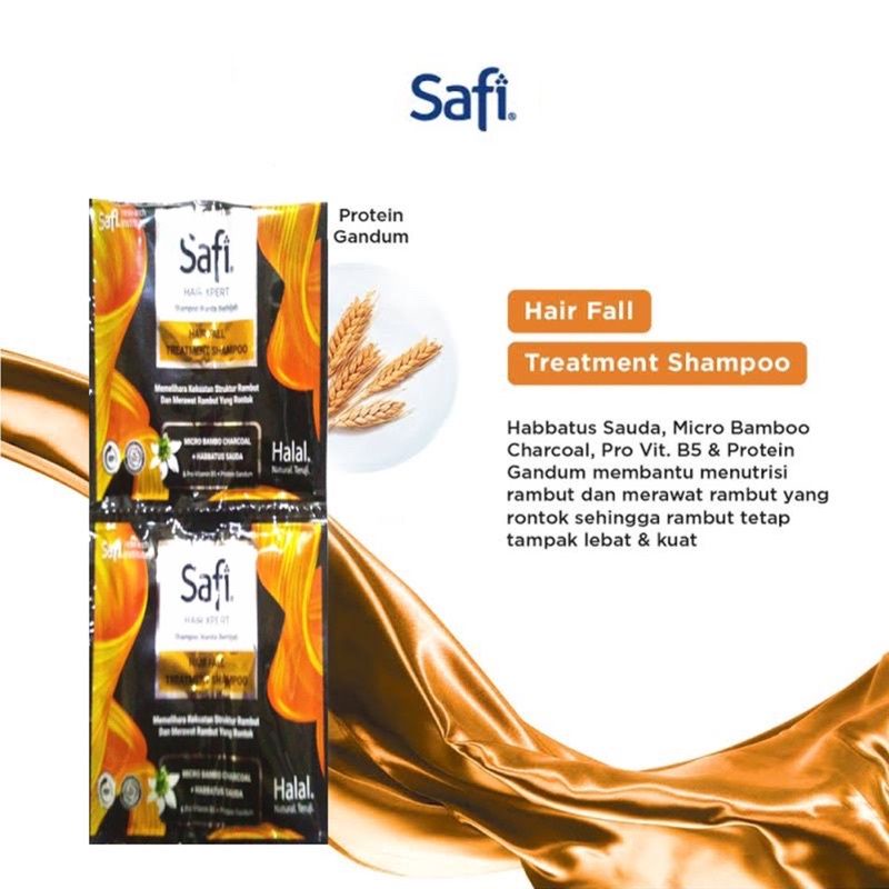 SAFI Hair Xpert-Hair Fall Treatment Shampoo Renceng (12 sachet x 10gr)