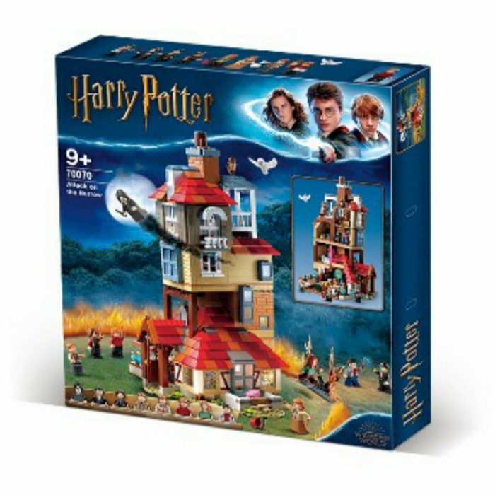 

MUST HAVE!! BRICK RUMAH HARRY POTTER ATTACK ON BURROW 70070 1047PCS TERMURAH