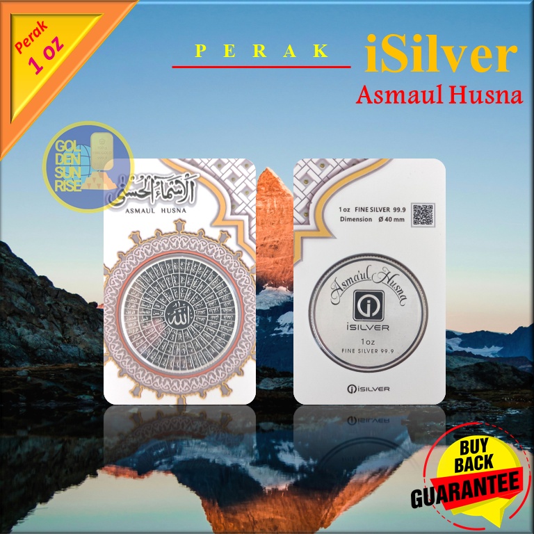 Koin Perak iSilver Asmaul Husna 1oz Kemasan Exclusive