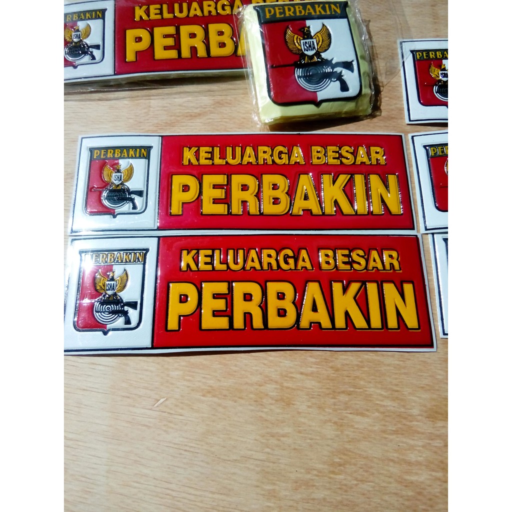 stiker kaca mobil panjang logo perbakin / stiker (sticker) perbakin