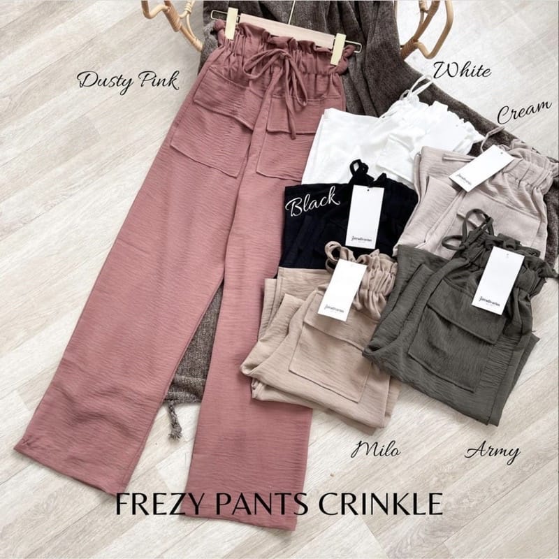 Tq88indonesia Fashion Celana Kulot Wanita Terbaru / Dream Pocket Cullote Pants / Celana Panjang Casual  Cewek / Ootd / Outfit