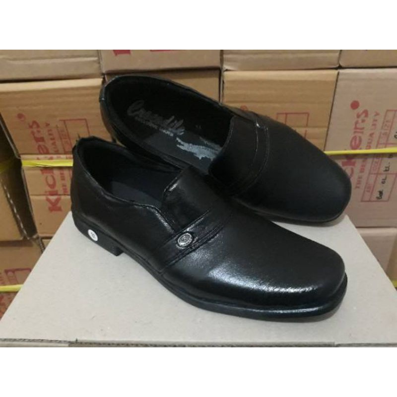 sepatu sekolah smp sd anak cowok pantofel hitam