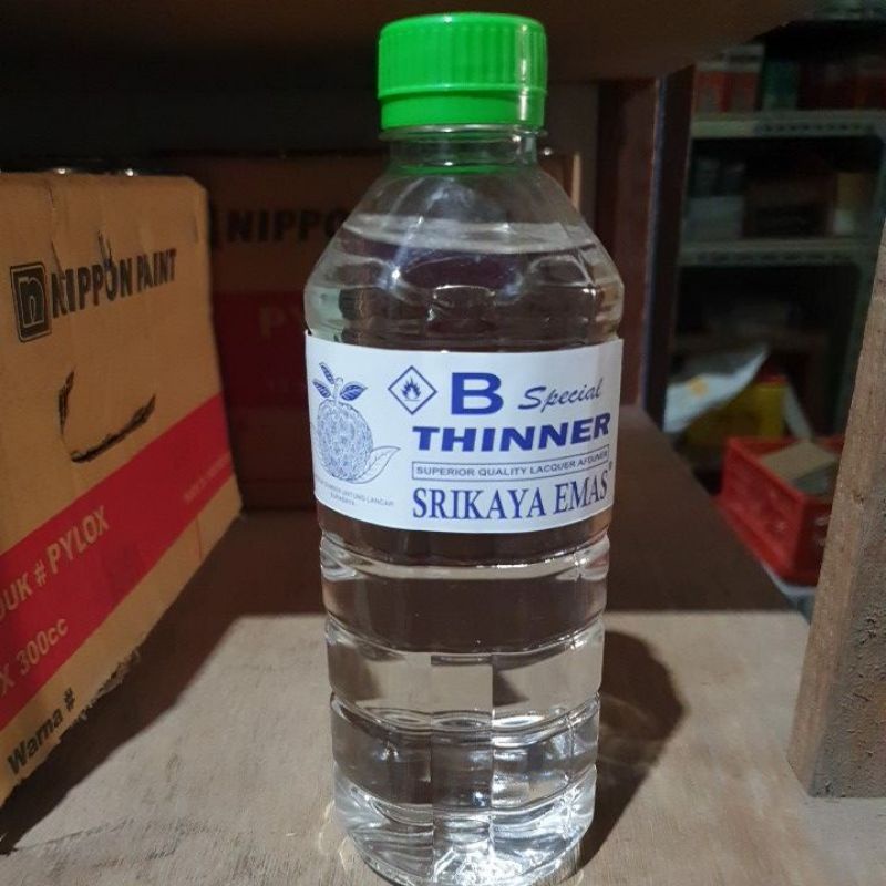 

Thinner B Special 500 ML, Pengencer Cat, Merk Srikaya emas