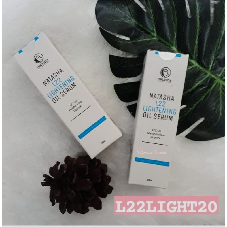 L22Light20 Serum Pencerah Natasha L22 Oil Marshmallow Licoriceglowing serumpencerah serumglowing ser