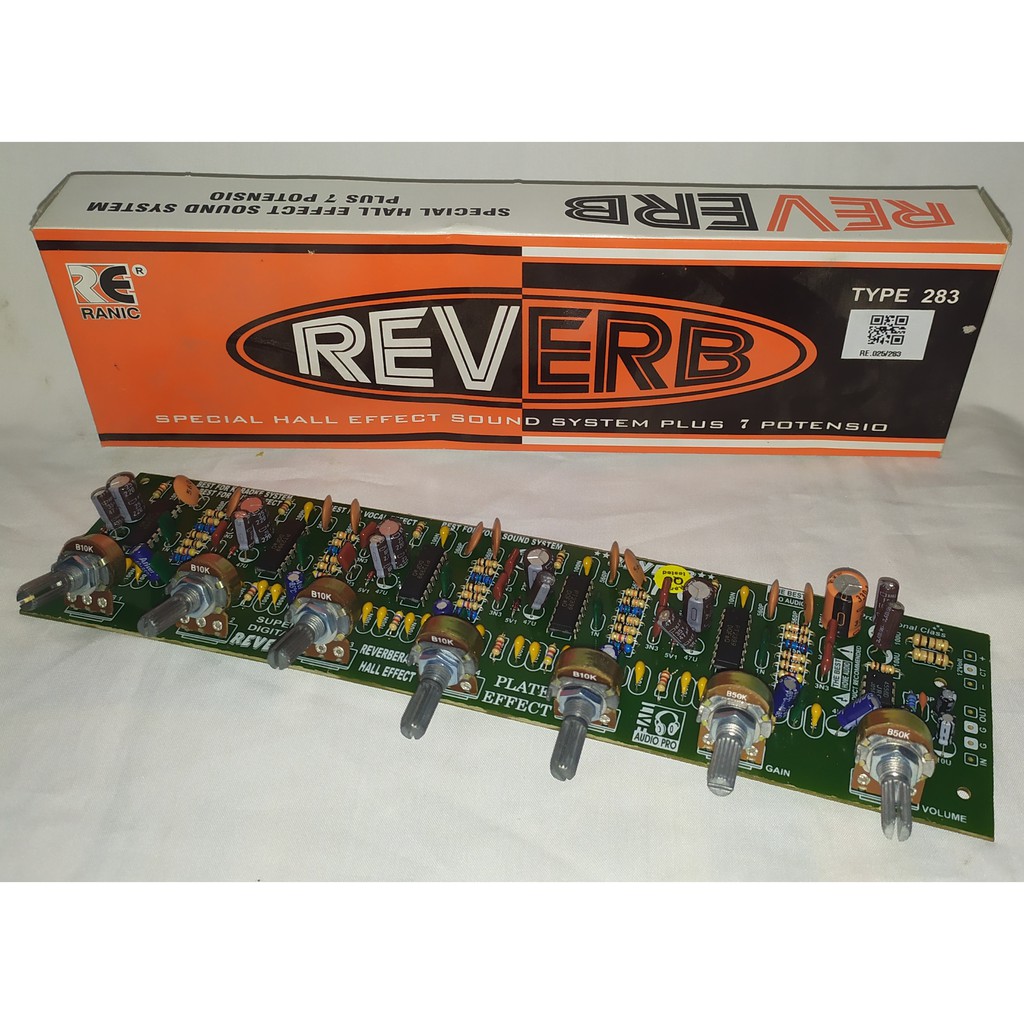 Kit Tone Control REVERB 7 Potensio Kit Ranic-Type-283