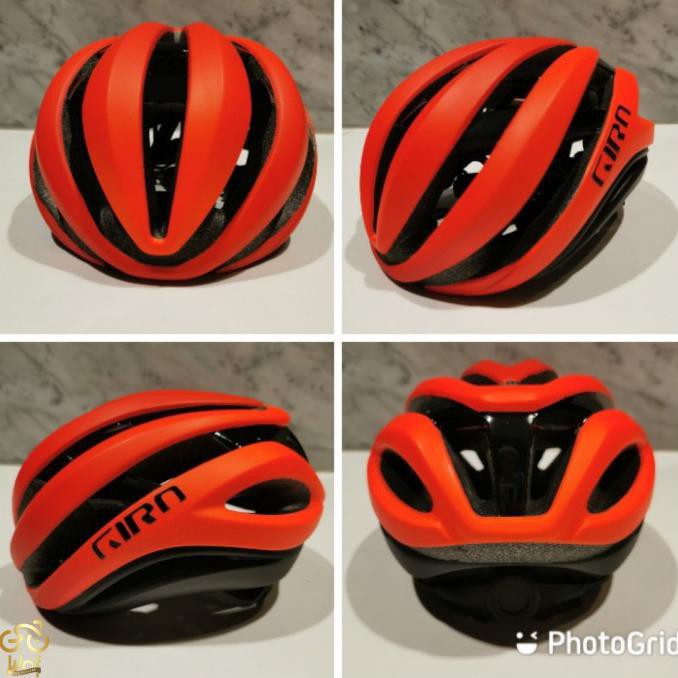 Bergaransi Helm Sepeda Giro Aether Roadbike High Premium Mtb Acm Not Rockbros - White Stabilo Hot