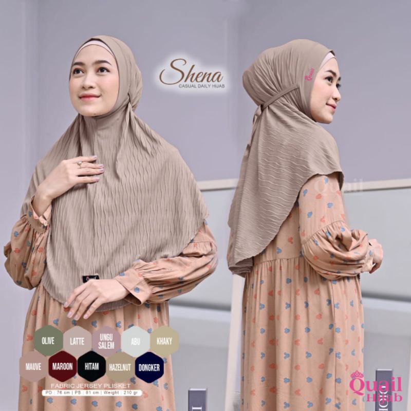 Shena Casual Daily Hijab Original Quail Hijab